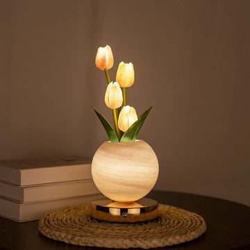 Rechargeable Tulip Lamp