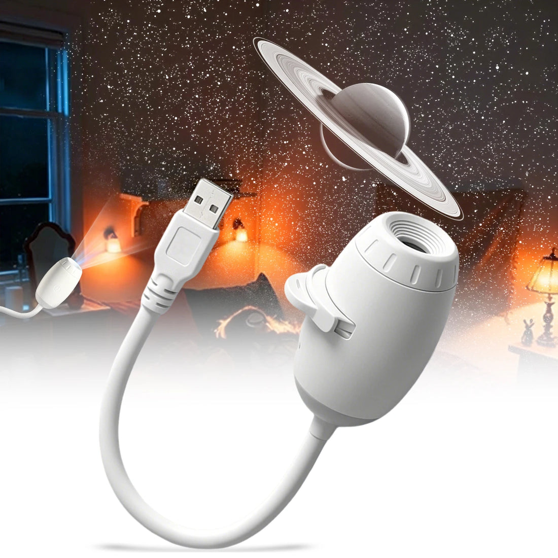 Premium Galaxy LED Projector – Nebula & Star Light