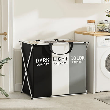 3-Section Laundry Hamper