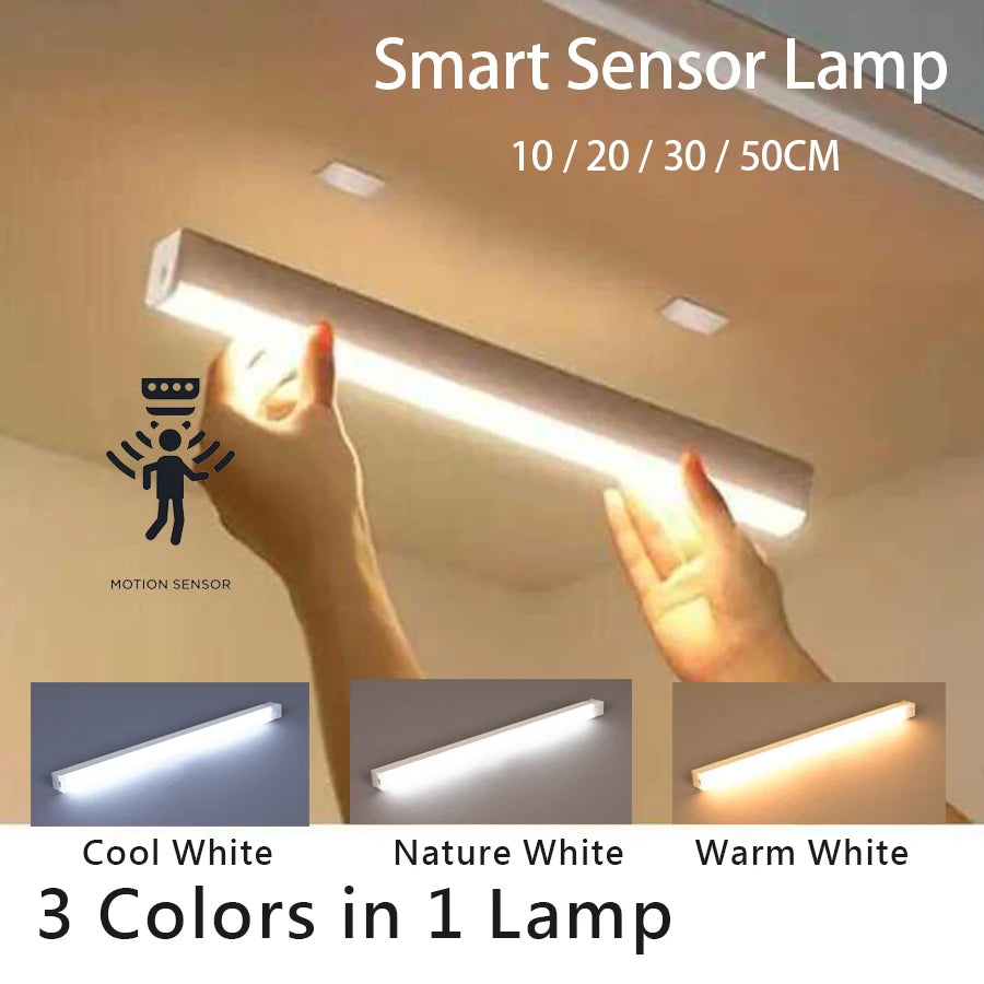 Rechargeable Smart Sensor Lamp – Motion Activated LED Light