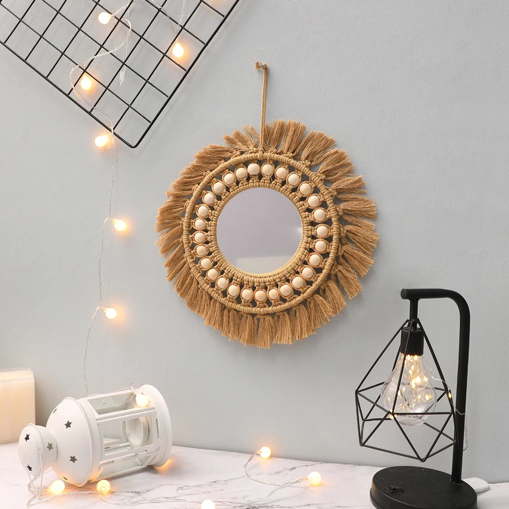 Round Wall Mirror for Living Room